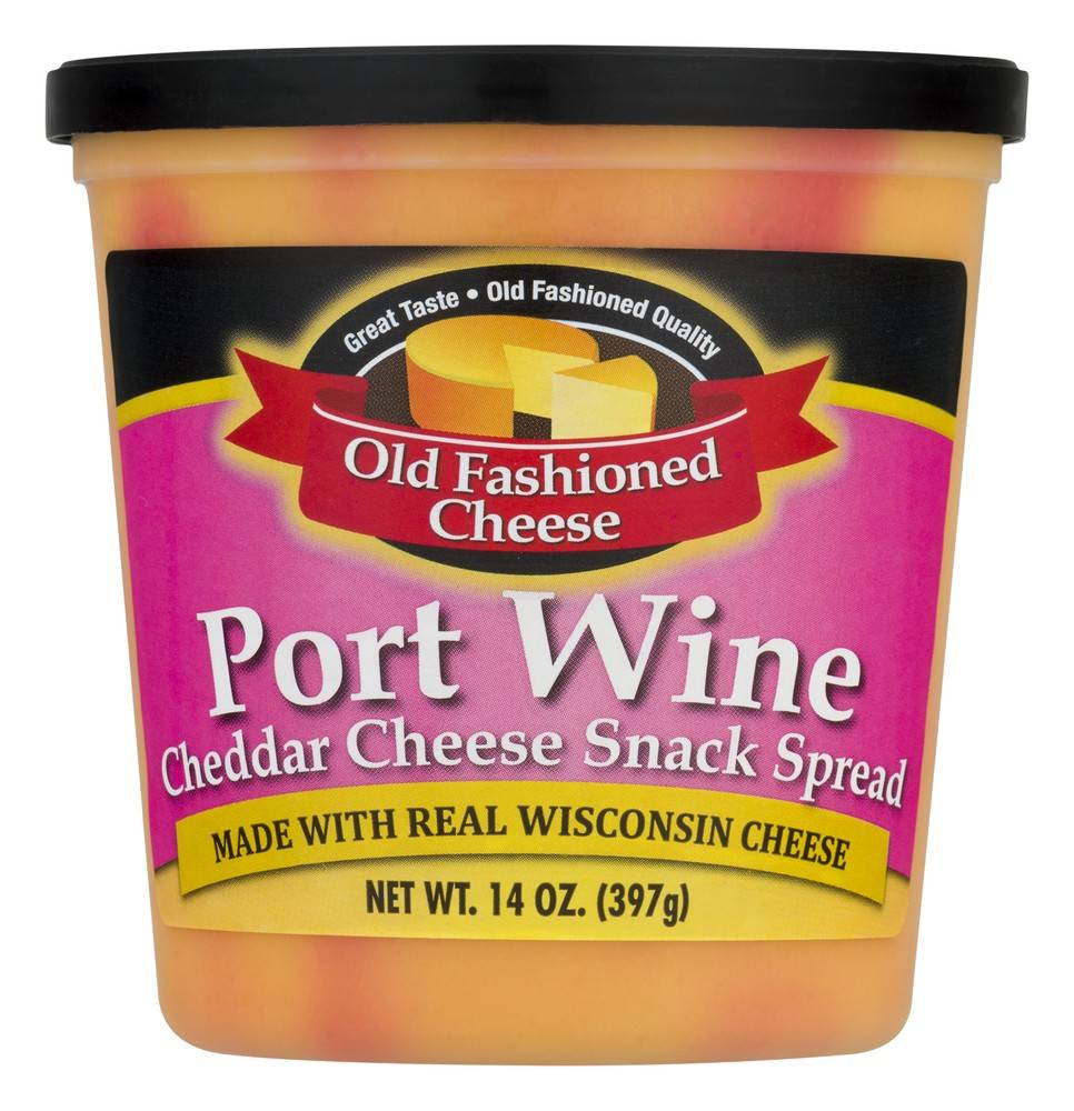 Old Fashioned Cheese Port Wine Cheddar Cheese Snack Spread