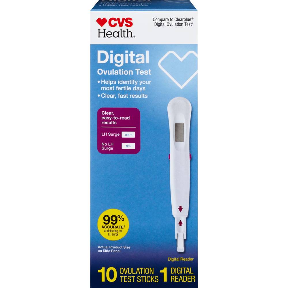 CVS Health Digital Ovulation Test Sticks (10 ct)