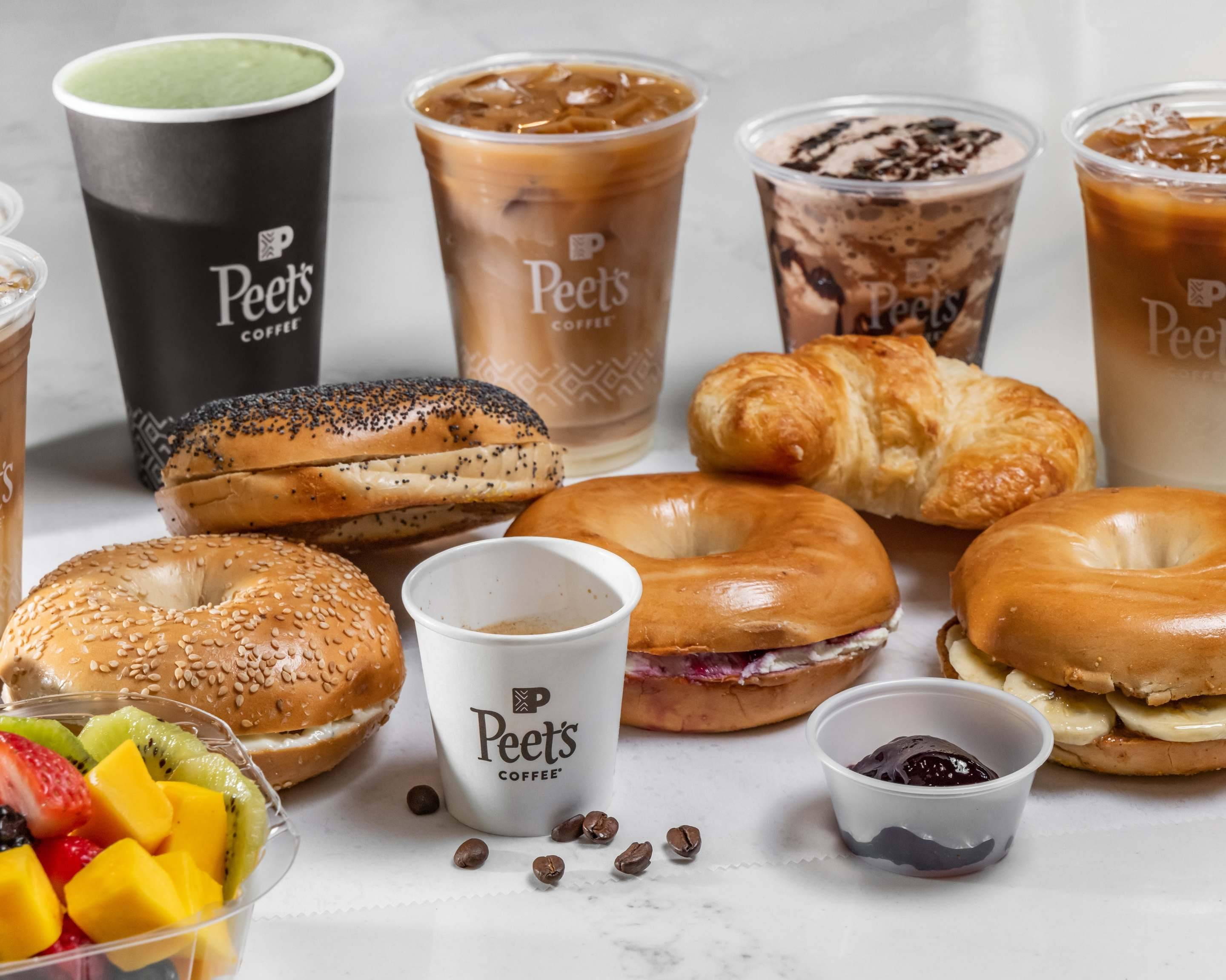 Peet's deals coffee menu