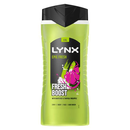 Lynx Epic Fresh Shower Gel Grapefruit & Tropical Pineapple Scent 500 ML