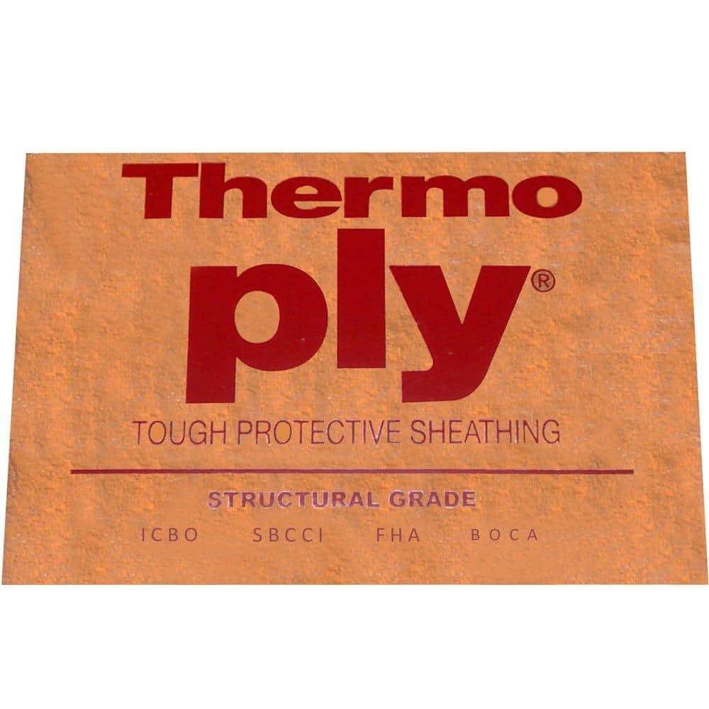 48 In. X 96 In. Red Thermo-Ply Foil Poly Structural Sheathing