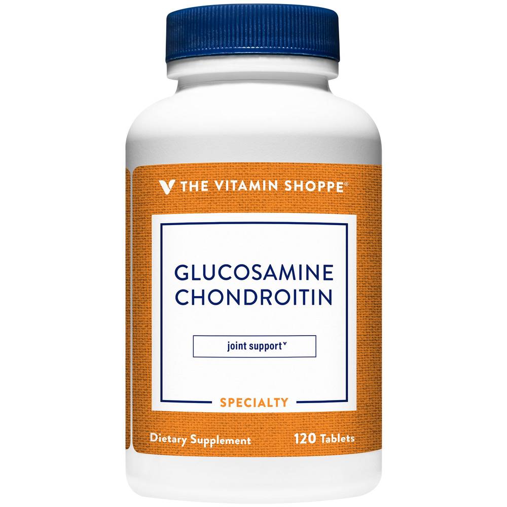 Glucosamine & Chondroitin - Supports Joint Health, Flexibility & Mobility (120 Tablets)