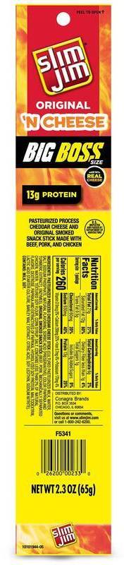 Slim Jim Big Boss Pepperoni & Cheese 3oz