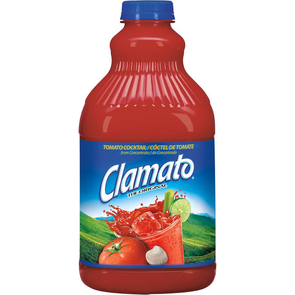 Mott's Clamato Juice - 8/64 oz plastic bottle (2 Units)