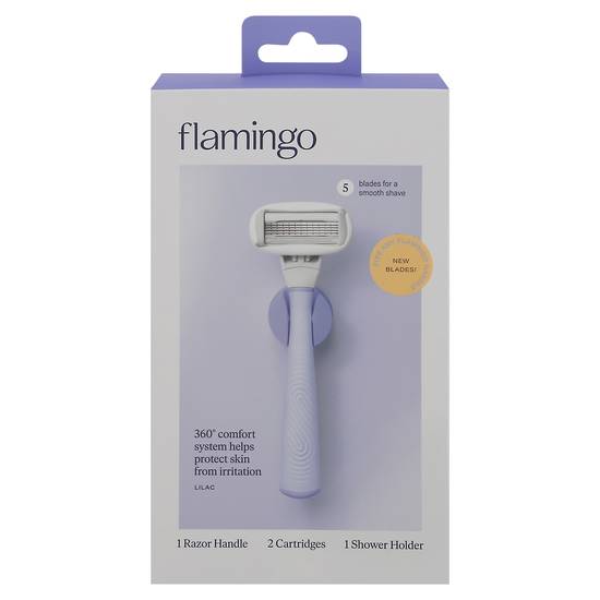 Flamingo Smooth Shaving Kit (lilac)