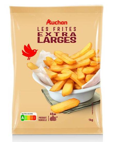 Les frites four extra larges