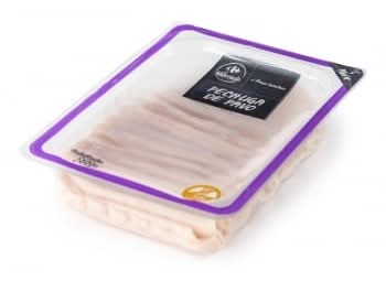 Pechuga de pavo en finas lonchas Carrefour El Mercado sin gluten 200 g