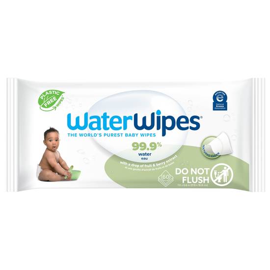 Waterwipes Biodegradable Textured Clean Toddler & Baby Wipes