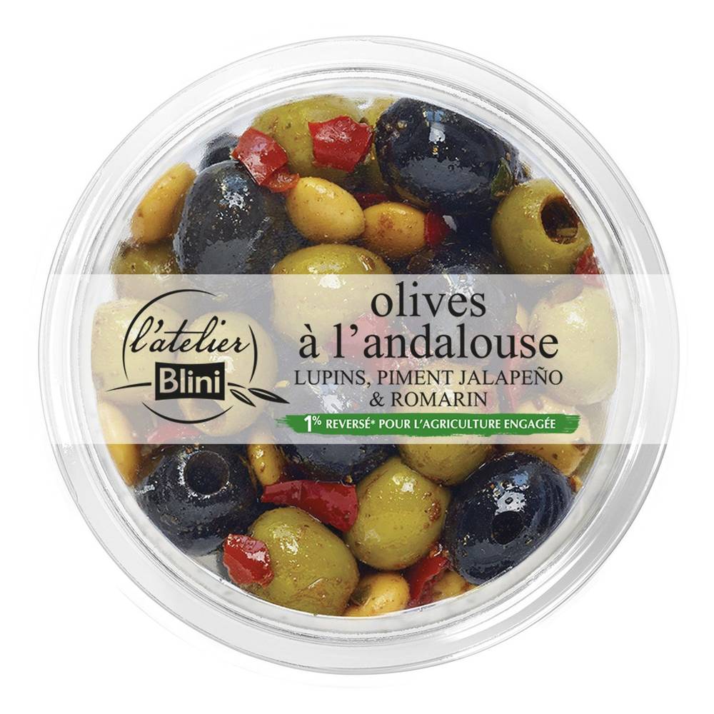 L'atelier Blini - Olives manzanilla à l'andalouse