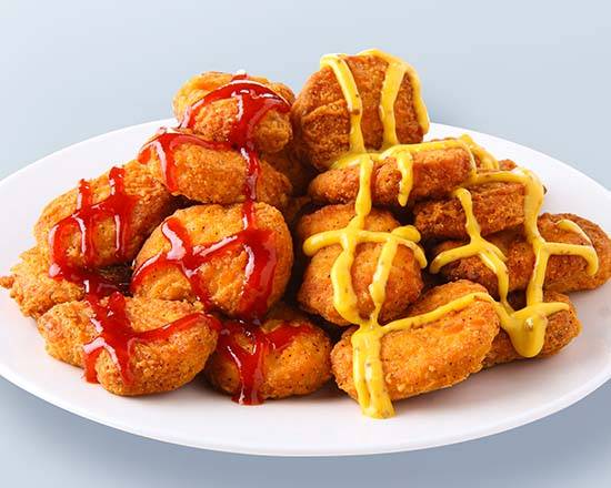 フライドナ��ゲット24ピース(ヤンニョム／ハニーマスタード)  - Fried Nuggets - 24Pieces (Yangnyeom/Honey Mustard Sauce)