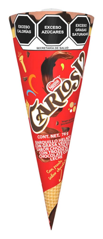 Carlos V · Barquillo de helado, chocolate (76 g)