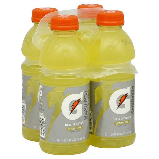 Gatorade Thirst Quencher Lemon-Lime Bottles (20 oz x 4 ct)