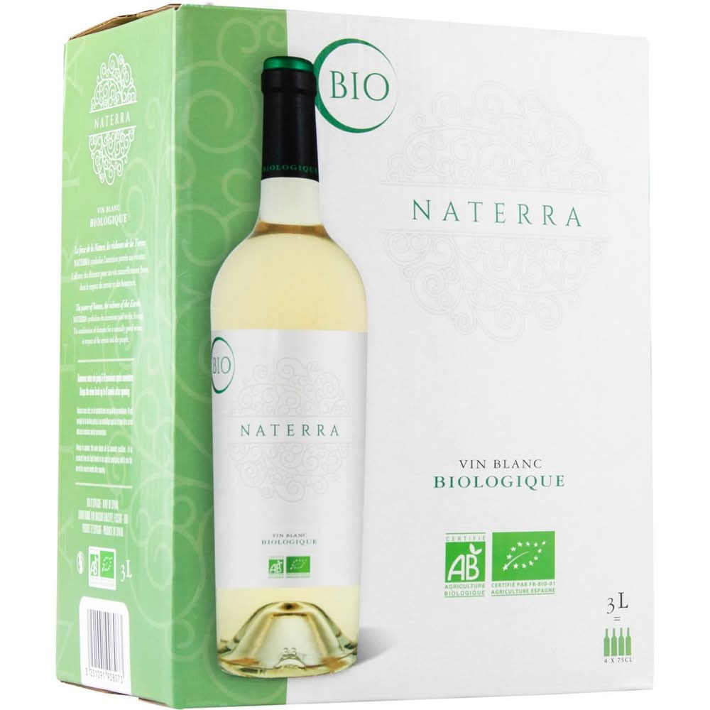 Espagne Naterra Bio Blanc Box 3L