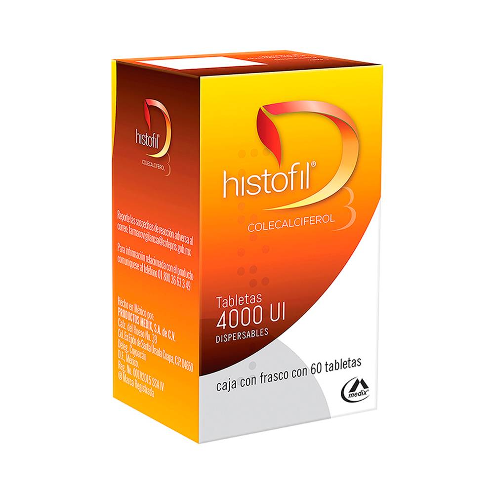 Medix histofil colecalciferol tabletas 4000 ui (60 un)