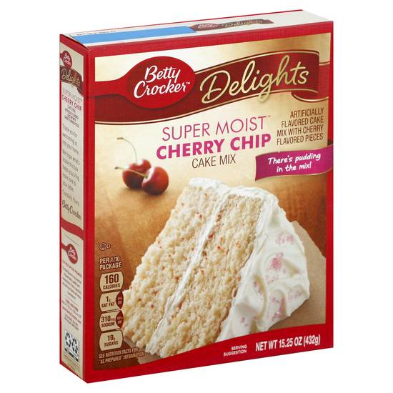 Betty Crocker Super Moist Cherry Chip Cake Mix (15.25 oz)