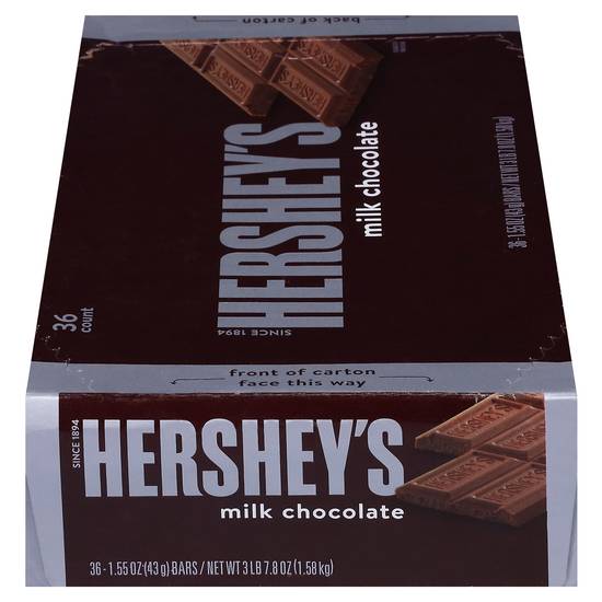 Hershey's Milk Chocolate Bars (36 ct)