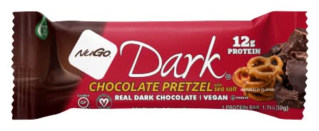 NuGo Dark Chocolate Pretzel With Sea Salt Protein Bar (1.8 oz)