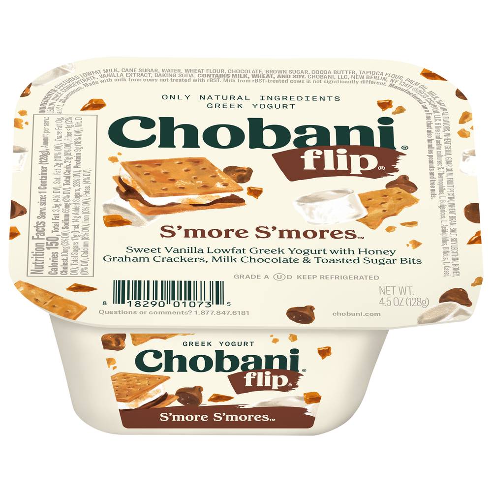 Chobani S'mores Low Fat Greek Yogurt (4.5 oz)