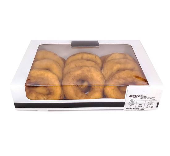 Metro nature (1 unit) - plain donuts (12 units)