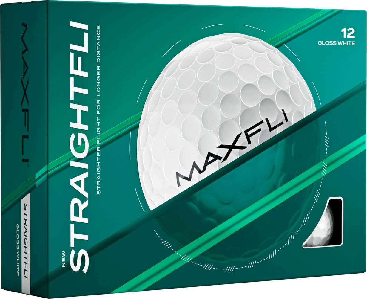 Maxfli StraightFli Golf Balls (White)