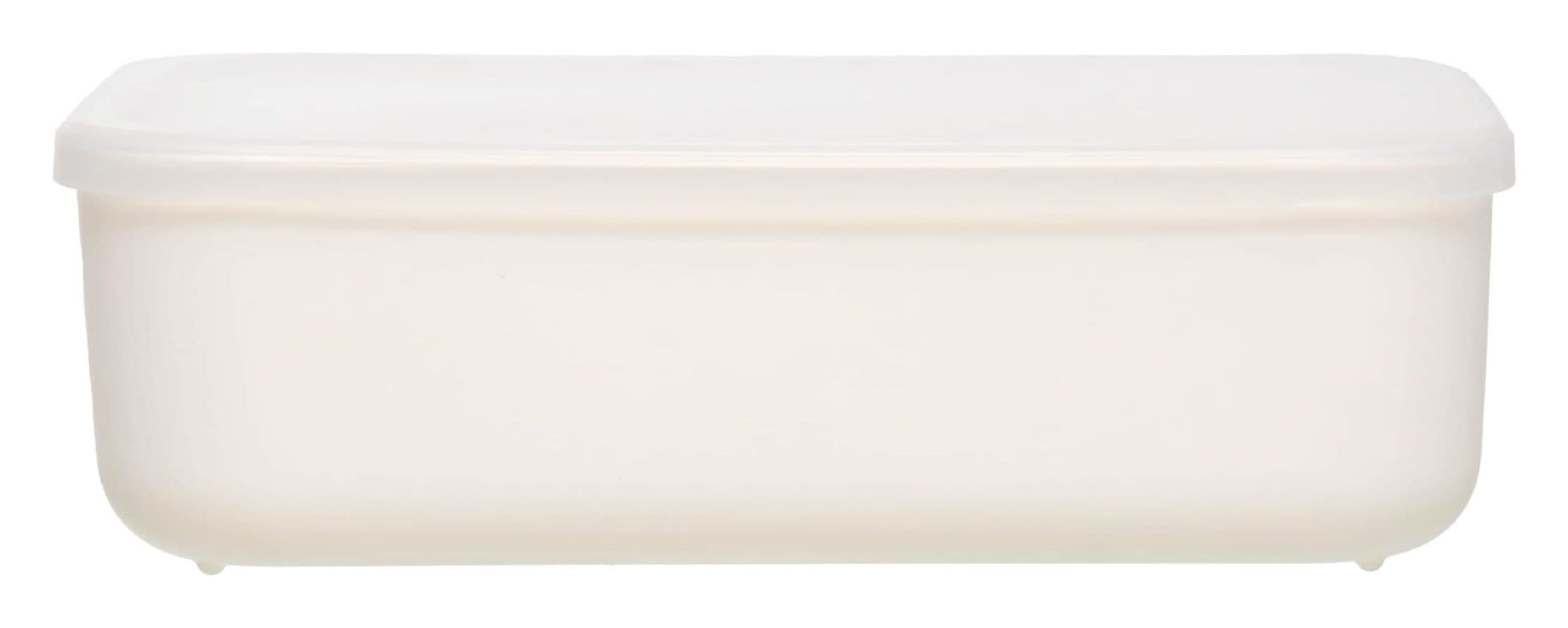 Lowe's Essentials Small 0.713 -Gallons ( 2.854 -Quarts ) White Stackable Tote with Standard Snap Lid