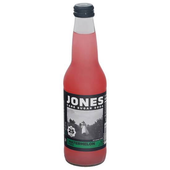 Jones Watermelon Cane Sugar Soda (12 fl oz)
