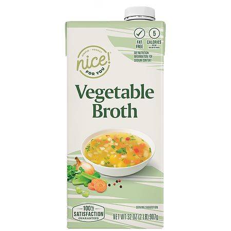Nice! Broth Vegetable - 32.0 oz