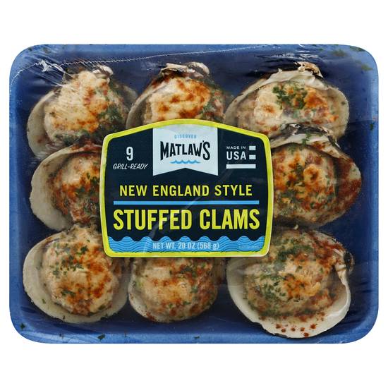 Matlaw's New England Style Stuffed Clams (9 ct)