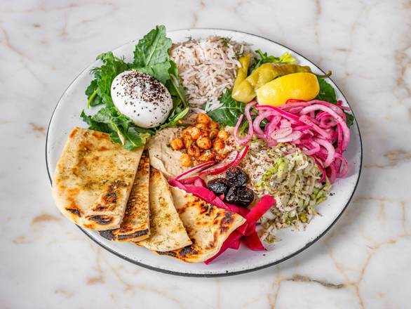 Hummus and Egg Plate