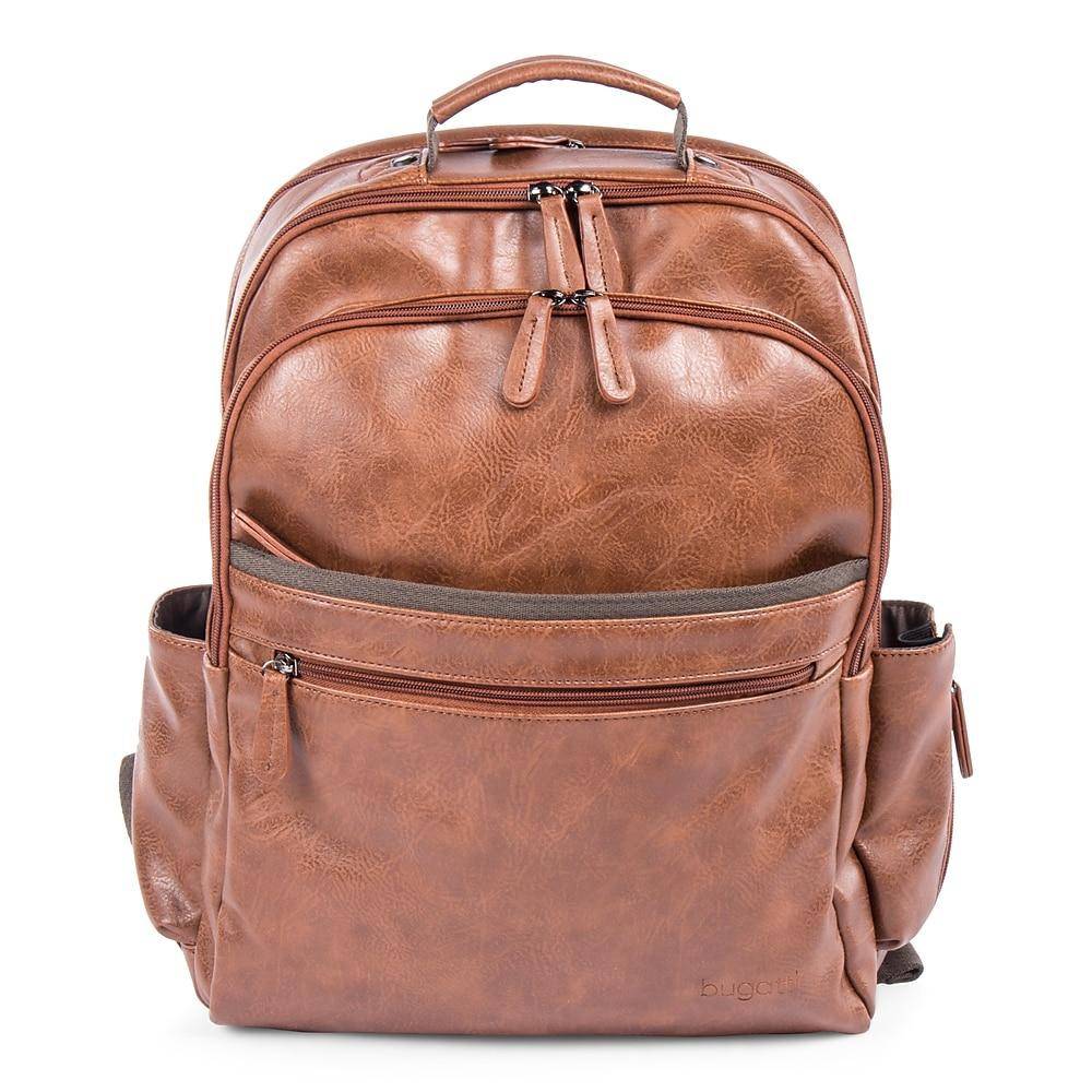 bugatti cognac leather backpack Bugatti 15
