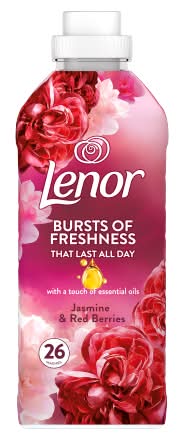 Lenor Jasmine & Red Berries, Wellbeing Collection Fabric Conditioner (858ml)