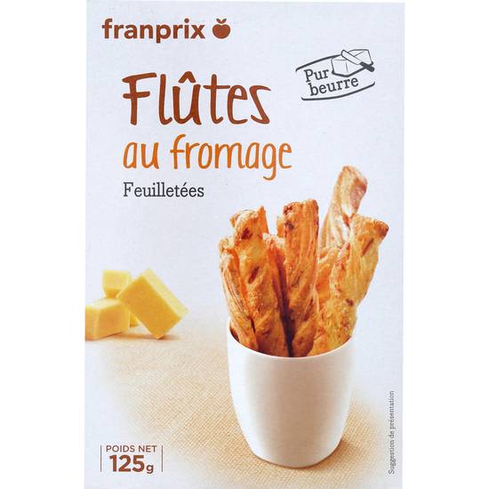 Flûtes au fromage Franprix 125g