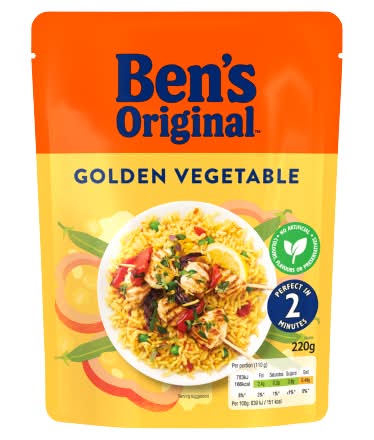 Ben's Original Golden Vegetable Microwave Rice (220g)