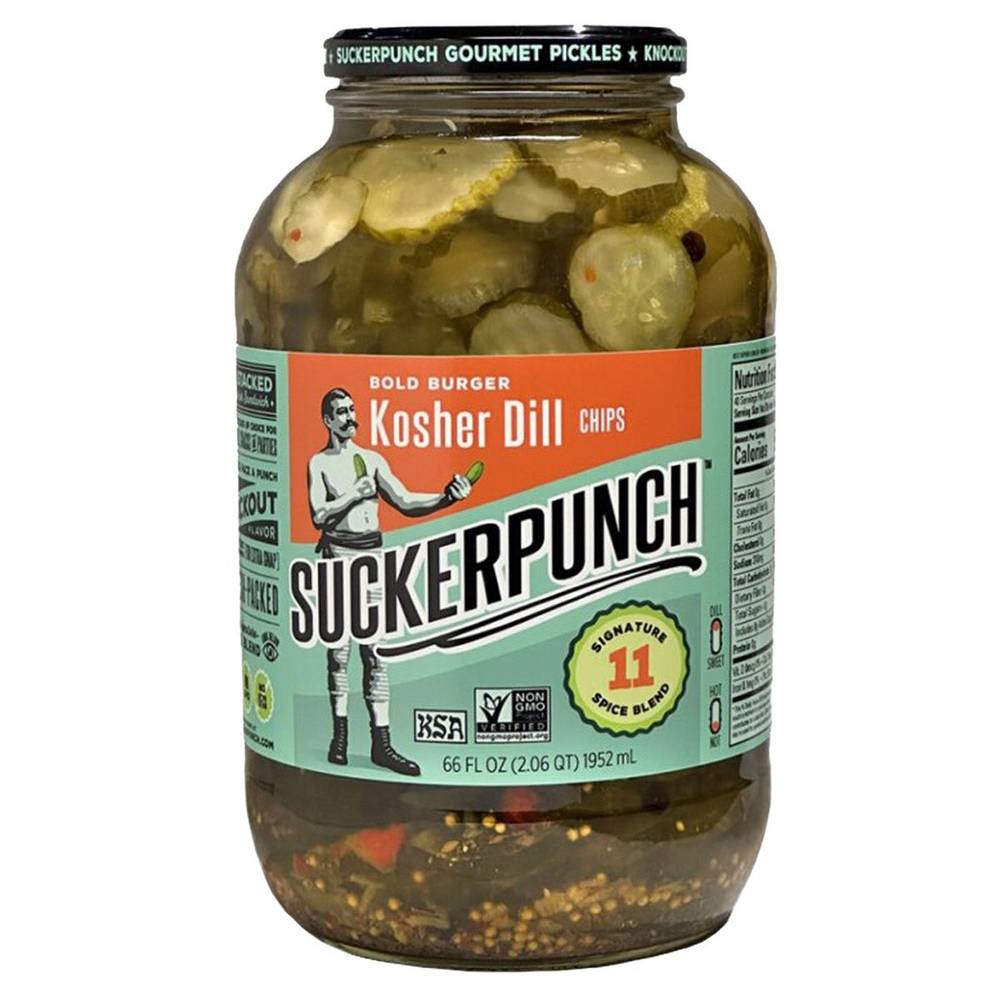 Suckerpunch Gourmet Kosher Dill Chips