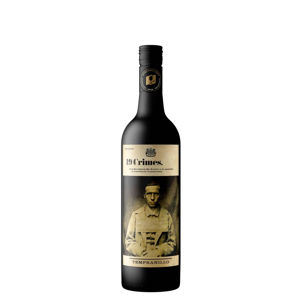 19 Crimes Spanish Tempranillo 2019 Delivery Near Me Order Online