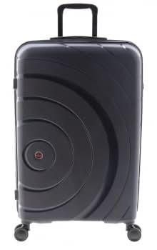 Maleta Cabina Trolley Rígida 55x40x20 cm, 4 Ruedas, Candado TSA, John Travel Orbit, Capacidad 34 L, Negro