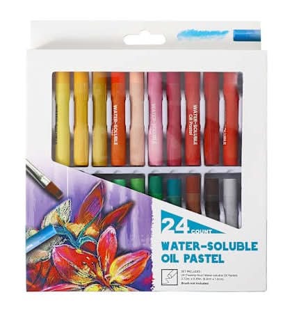 Water-Soluble Oil Pastel 24-Pack