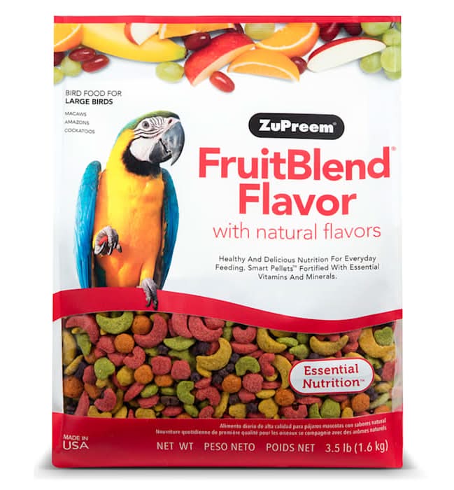 ZuPreem Large Bird Food, Fruitblend (3.5 lbs)