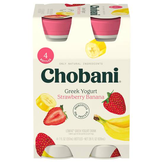 Chobani Lowfat Greek Yogurt Drink (4 ct)
