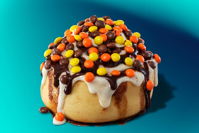 Chocolate Peanut Butter Candy Bon made with REESE'S PIECES