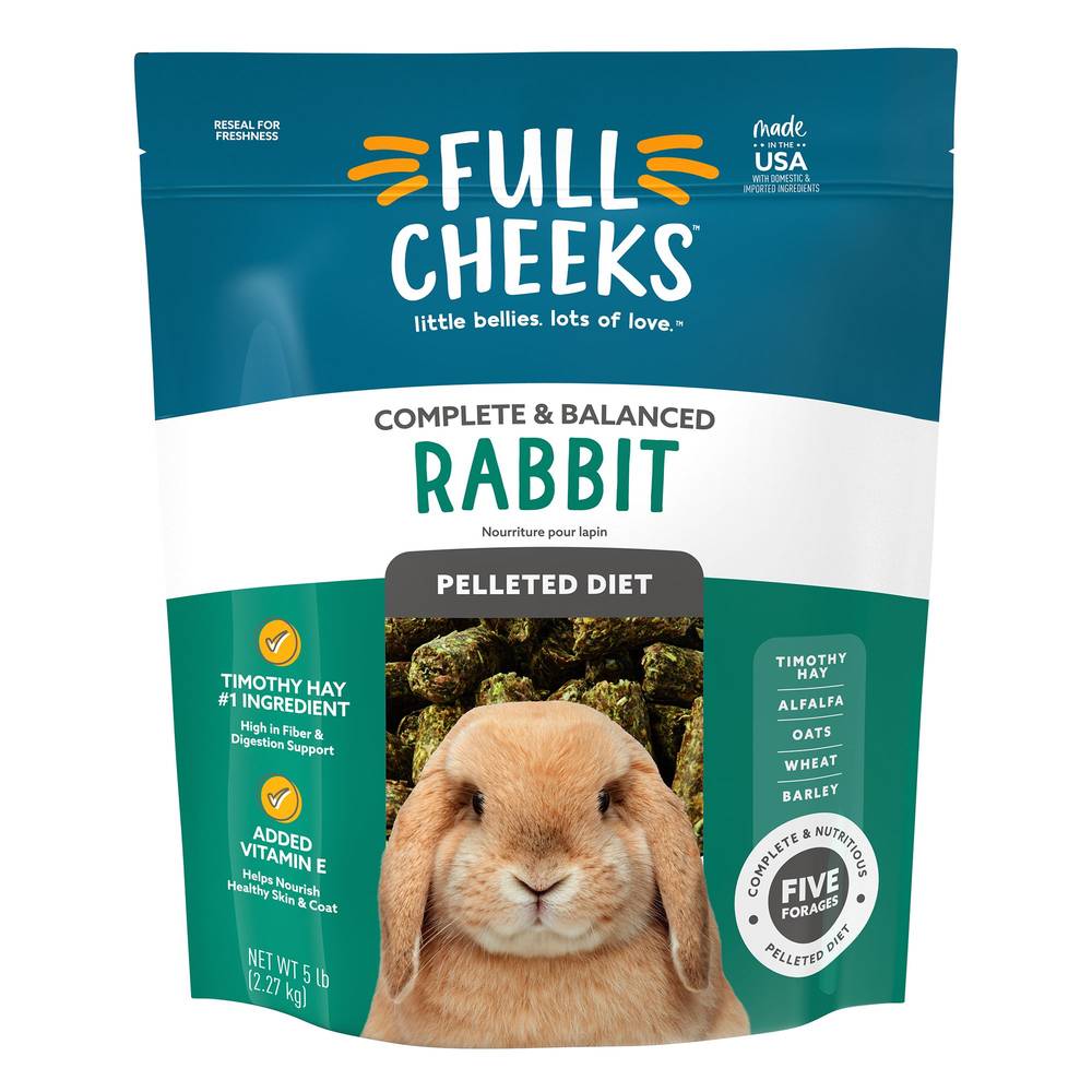 Full Cheeks Rabbit Pelleted Diet