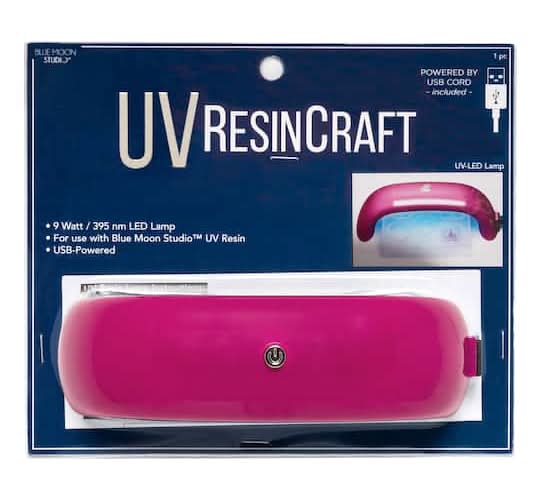 Blue Moon Studio Uv Resin Craft 9watt Pink Led Curing Usb Lamp