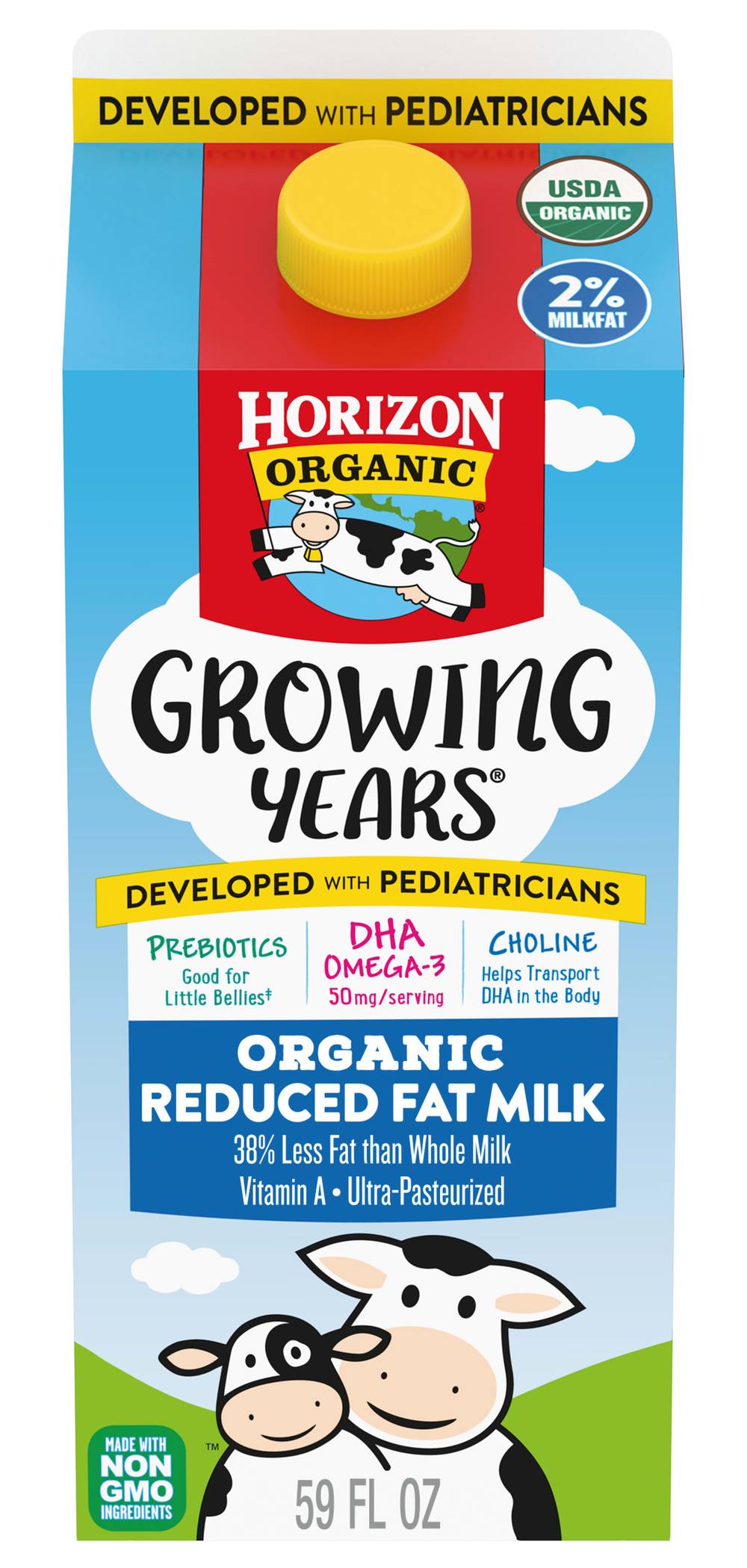 Horizon Organic Growing Years Reduced Fat Milk (59 fl oz)