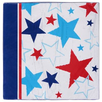 Ssel Star Studded Lunch Napkin - 16 Count