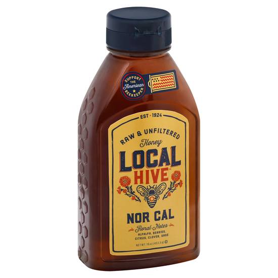 Local Hive Raw & Unfiltered Honey (16 oz)