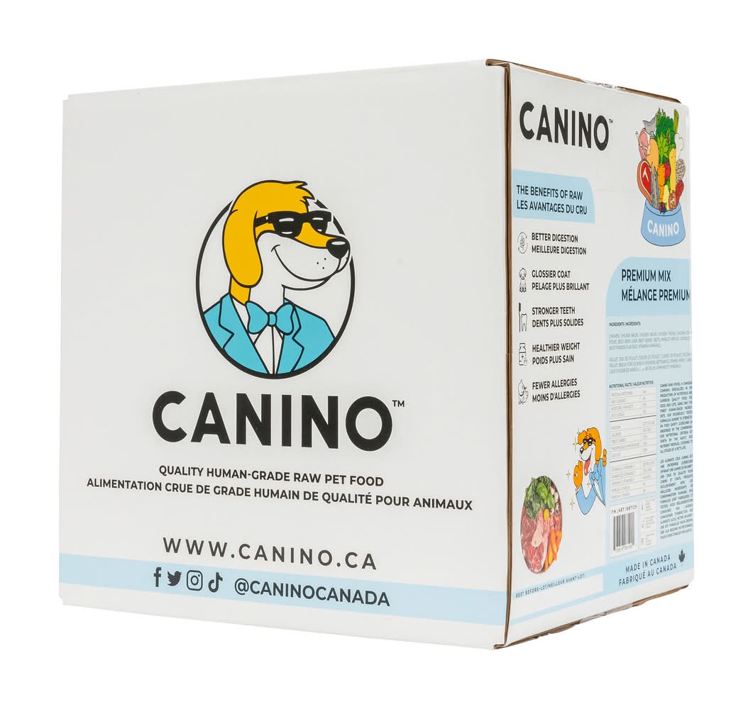 Canino - Alimentation Crue De Grade Humain De Qualité Pour Animaux, 9,07 Kg / Canino Quality Human-Grade Raw Pet Food, 9.07 Kg