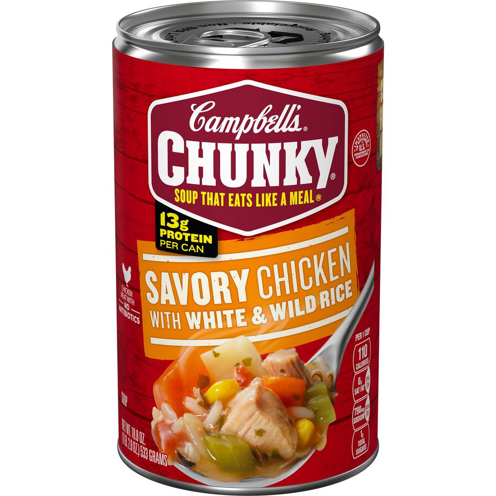 Campbell's Chunky Savory Chicken With White and Wild Rice Soup (1.18 lbs)