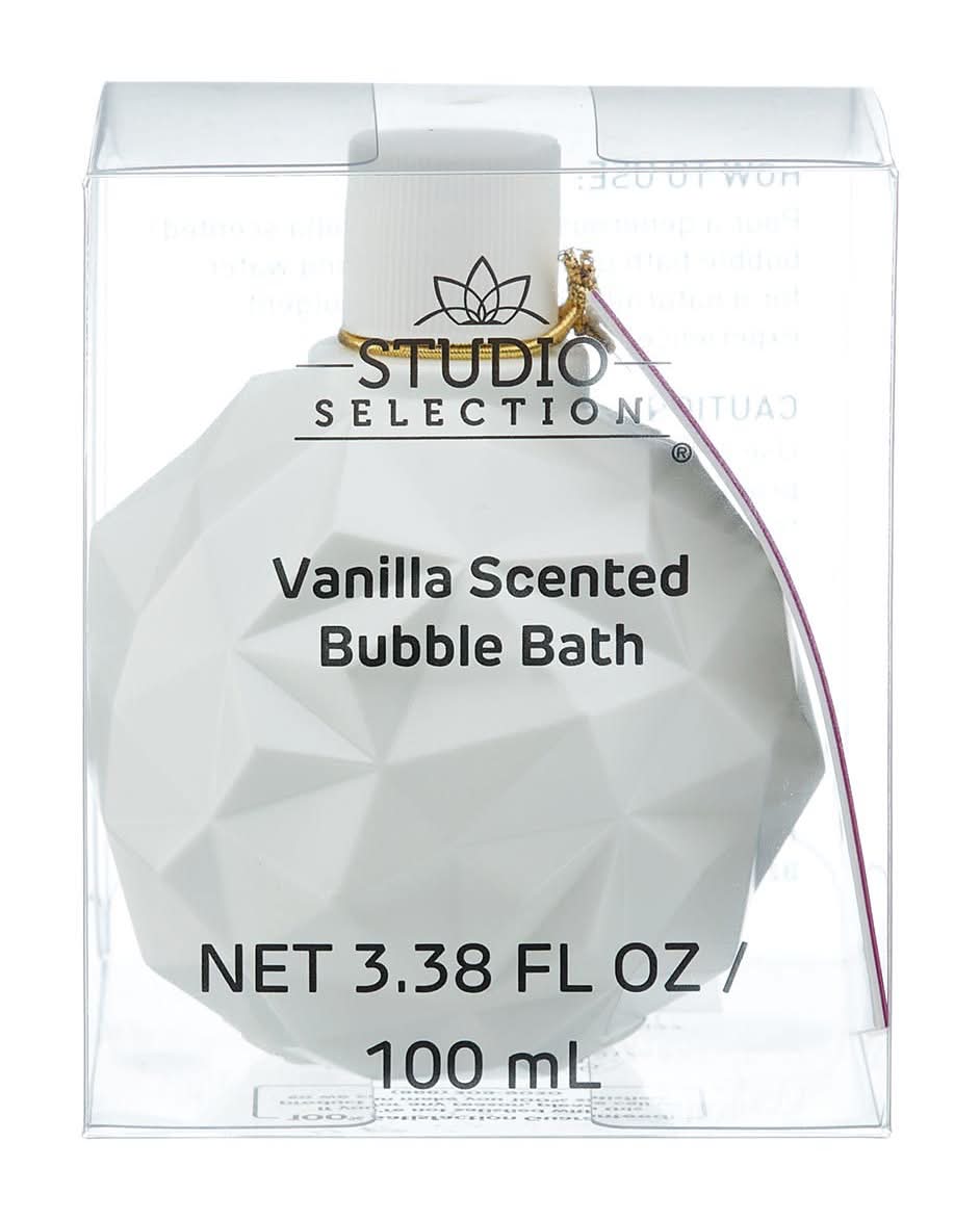 Studio Selection Scented Bubble Bath, Vanilla (3.38 fl oz)