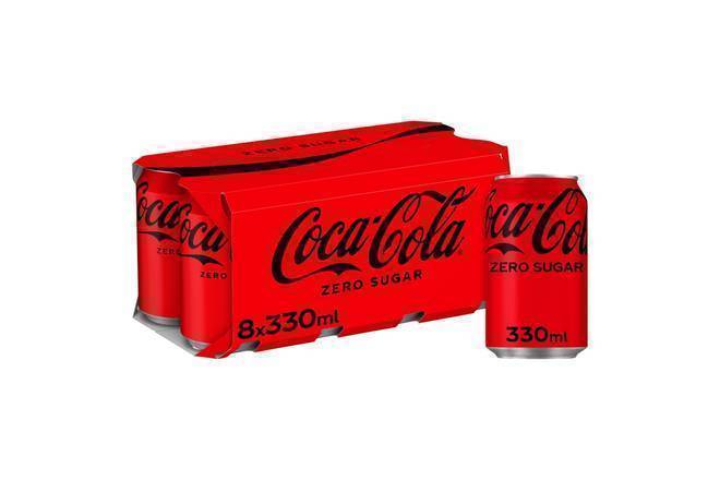 Coca Cola Zero 330ml 8pk