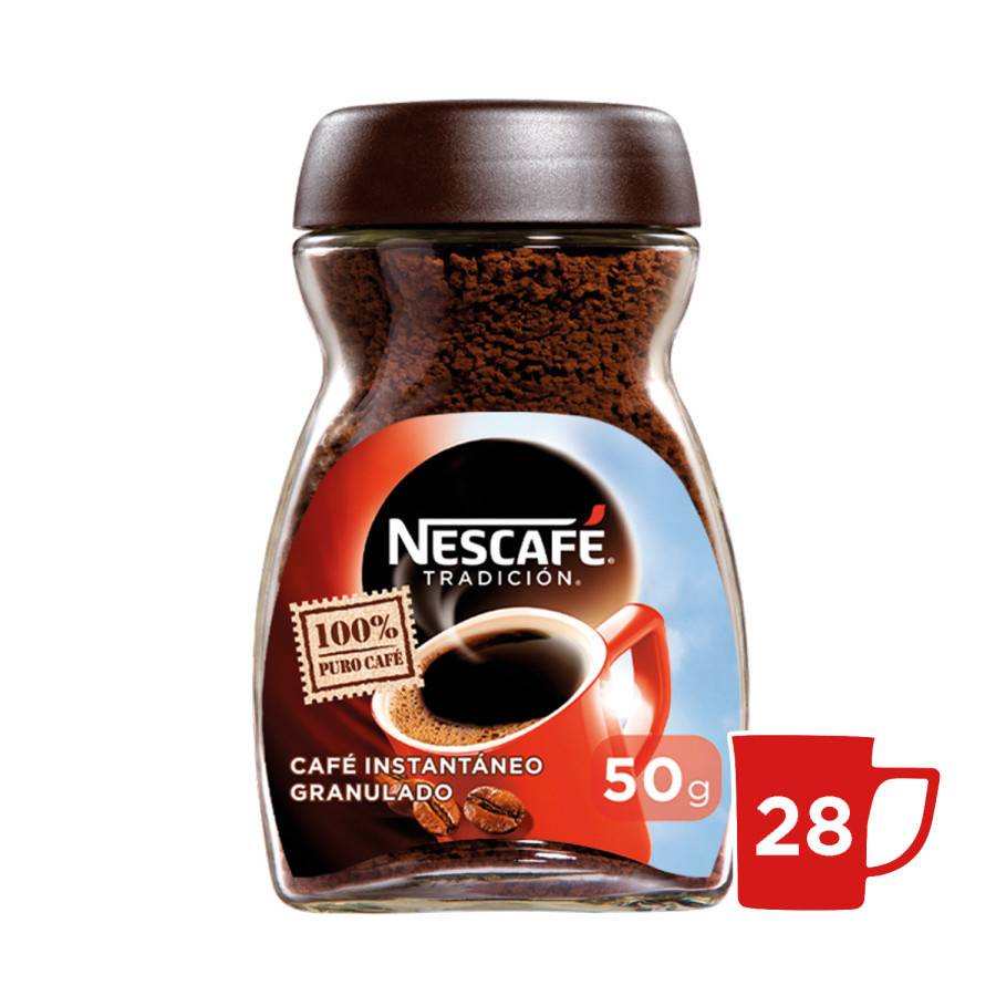 Nescafé café tradición instantáneo granulado (frasco 50 g)